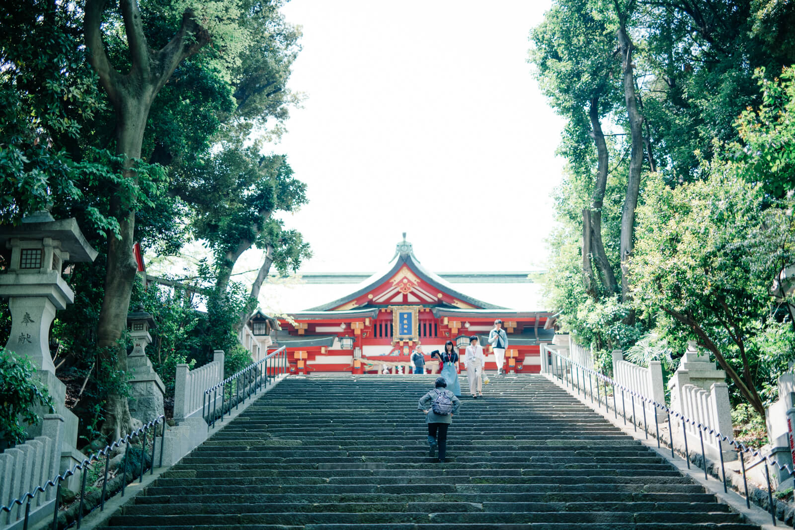 日枝神社 階段 入り口