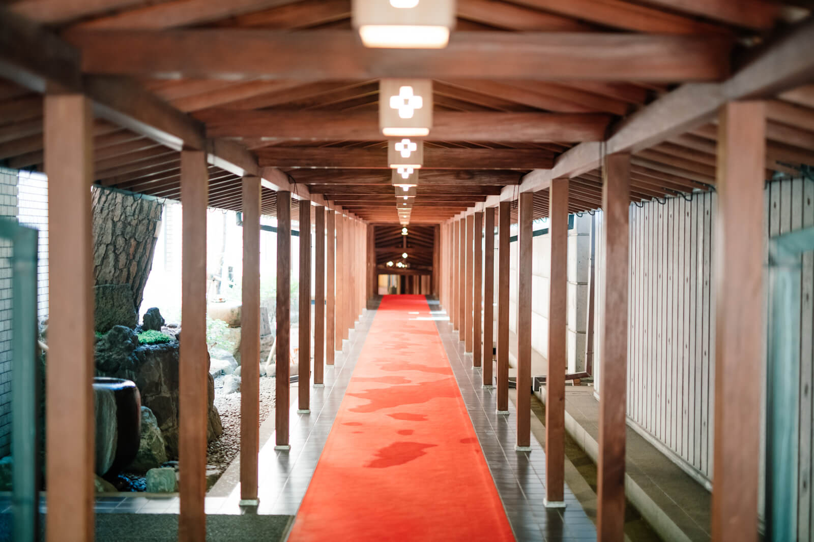 乃木神社　渡り廊下